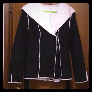 White House Black Market plush winter jacket